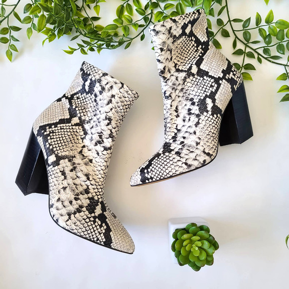 Vince Camuto Setillen Snakeskin Bootie 